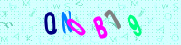 Blue Captcha Image