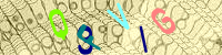 Blue Captcha Image