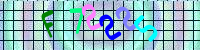 Blue Captcha Image