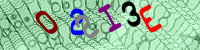 Blue Captcha Image