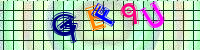 Blue Captcha Image