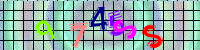 Blue Captcha Image