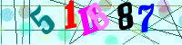 Blue Captcha Image