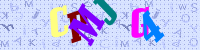 Blue Captcha Image