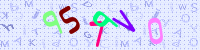 Blue Captcha Image