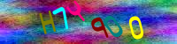Blue Captcha Image