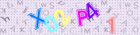 Blue Captcha Image