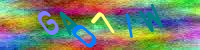 Blue Captcha Image