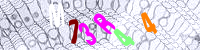 Blue Captcha Image
