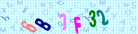 Blue Captcha Image