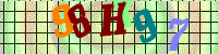 Blue Captcha Image
