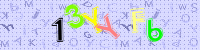 Blue Captcha Image