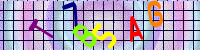 Blue Captcha Image