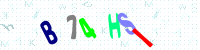 Blue Captcha Image