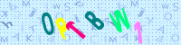 Blue Captcha Image