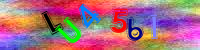 Blue Captcha Image