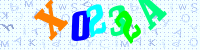 Blue Captcha Image