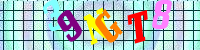 Blue Captcha Image