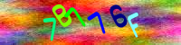 Blue Captcha Image