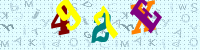 Blue Captcha Image