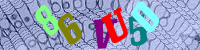 Blue Captcha Image