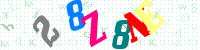 Blue Captcha Image