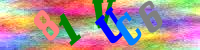 Blue Captcha Image