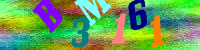 Blue Captcha Image