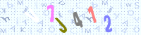 Blue Captcha Image