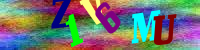 Blue Captcha Image