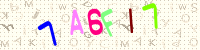 Blue Captcha Image