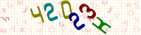 Blue Captcha Image