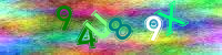 Blue Captcha Image