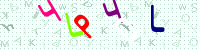 Blue Captcha Image