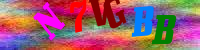 Blue Captcha Image