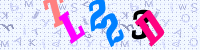 Blue Captcha Image