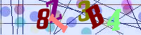 Blue Captcha Image