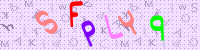 Blue Captcha Image