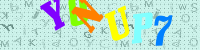 Blue Captcha Image