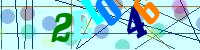 Blue Captcha Image