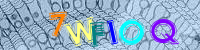 Blue Captcha Image