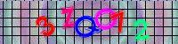 Blue Captcha Image