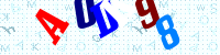 Blue Captcha Image