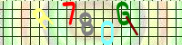 Blue Captcha Image