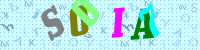Blue Captcha Image