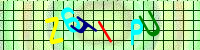 Blue Captcha Image
