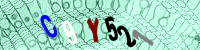 Blue Captcha Image