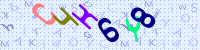 Blue Captcha Image