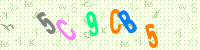 Blue Captcha Image
