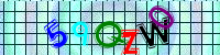 Blue Captcha Image